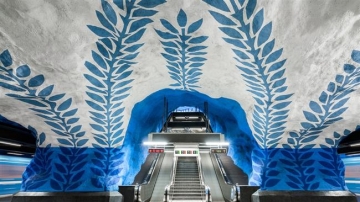 Dünyanın  ən gözəl metro stansiyaları - FOTO