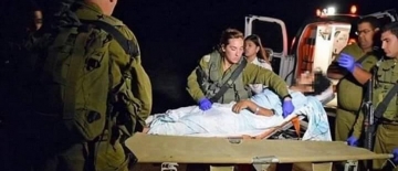 Yaralı terrorçular sionist İsrail xəstəxanalarına daşınır - VİDEO