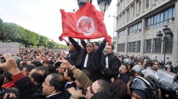 Tunisdə sionist rejimlə əlaqələrin normallaşdırılmasına qarşı etiraz aksiyası keçirilib
