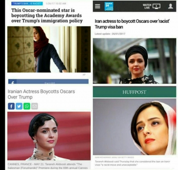 İranlı aktrisa Trampa etiraz  olaraq “Oskar” mərasimini boykot edib