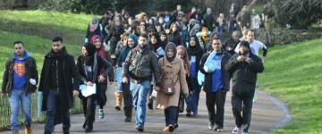 Britaniya müsəlmanlarının Qəzza uşaqlarına dəstək yürüşü – FOTO