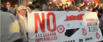İspaniyalılar Amerikanın Suriyada aviabazanı bombalamasını pislədi - VİDEO