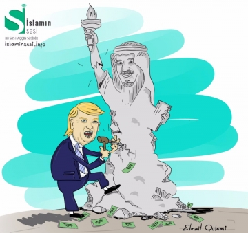 Donald Trampın inşa etdiyi yeni “Azadlıq” heykəli - Karikatura