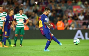 Messi `Barselona` - `Eybar` matçında poker edib - VİDEO