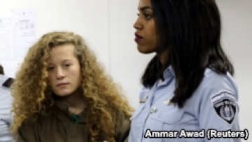 İsrail `Fələstinin cəsur qızı` adlandırılan Təmiminin saxlanılma müddətini 8 gün uzatdı 