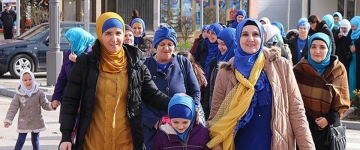 Bosniyada Dünya Hicab Günü ilə bağlı qadınlar yürüş keçirib