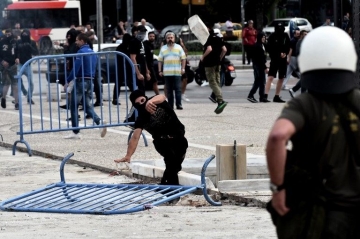 Yunanıstanda “Makedoniya” problemi ilə bağlı kütləvi aksiyalar davam edir- FOTO
