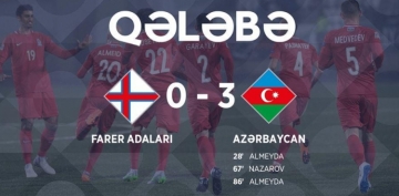 Azərbaycan milli komandası Liqasında ilk qələbəsini qazandı