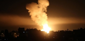 İsrail rejiminin qırıcıları Qəzzanı bombaladı