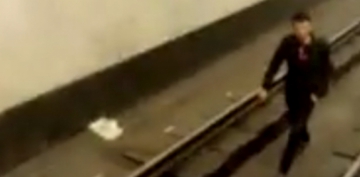 Bakı metrosunda qorxulu anlar - Video