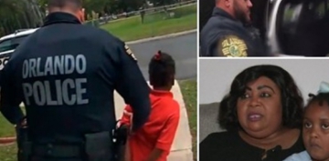 ABŞ polisi 6 yaşında uşağın qolunu qandalladı - Video  