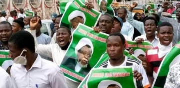 Nigeriyada Şeyx Zəkzəkinin azad edilməsi üçün mitinqlər davam edir - FOTO