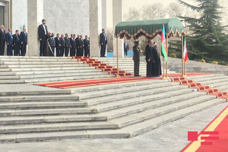 Azərbaycan prezidentinin İrana səfəri başlayıb 
