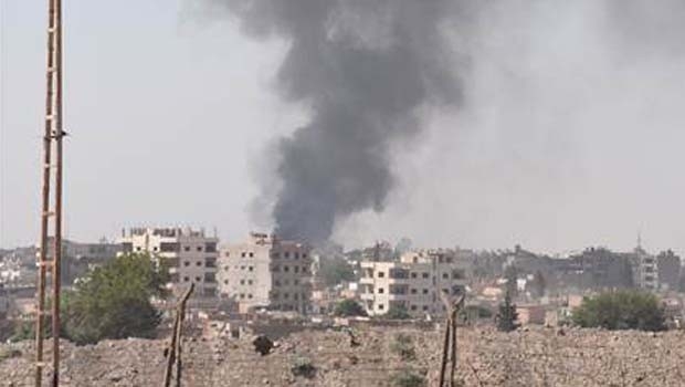 ABŞ koalisiyası Suriyanın Raqqa şəhərində yaşayış binasını vurdu