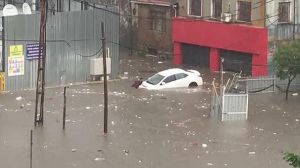 İstanbula güclü yağış və dolu yağıb 