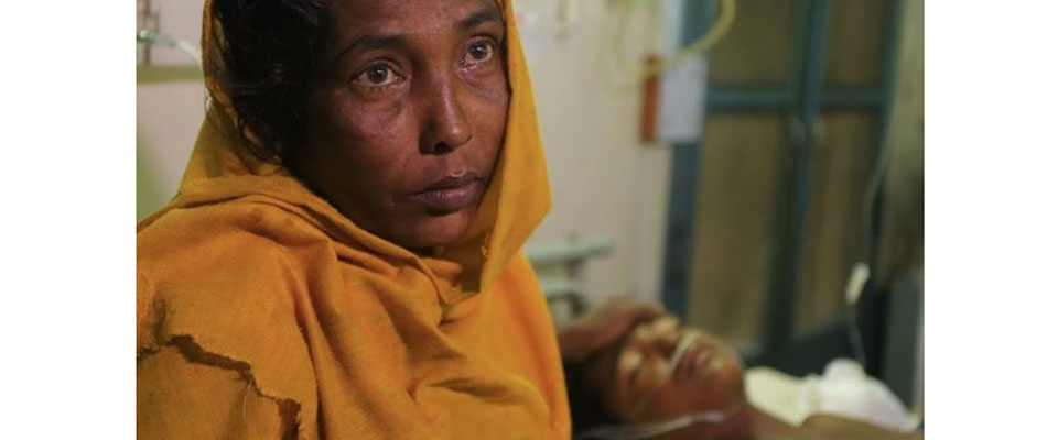 Rohingya böhranı: Dinc sakinlər minaya düşərək şil-küt olublar