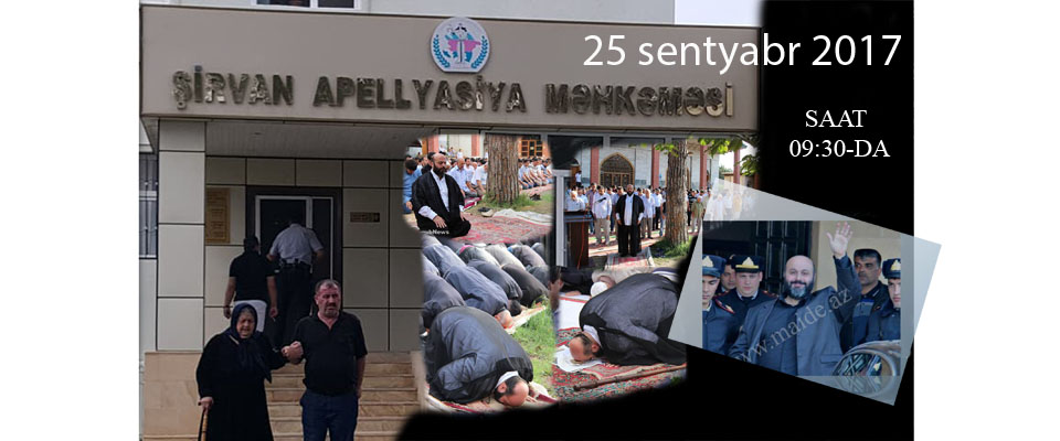 Sentyabrın 25-də Şeyx Sərdarın növbəti  məhkəməsi keçiriləcək