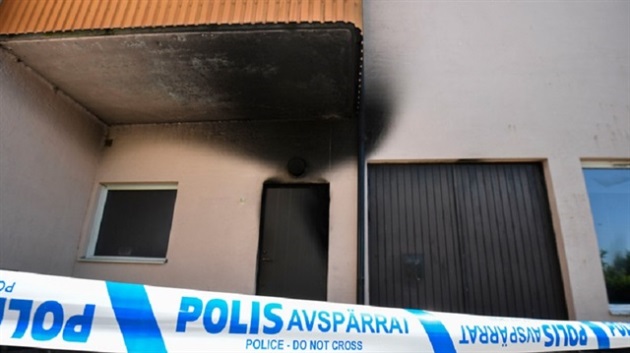 İsveçdə 200 nəfərlik məscid yandırıldı