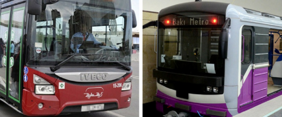 Metro və marşrut avtobuslarında gediş haqqı artırılıb