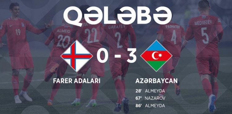 Azərbaycan milli komandası Liqasında ilk qələbəsini qazandı