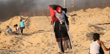 İşğalçı İsrail rejimi ilə mübarizədə fələstinli qadınlar FOTOLARDA