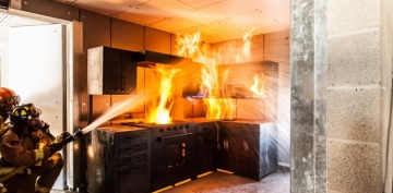 Xırdalanda ev yanıb, bir nəfər yanaraq ölüb
