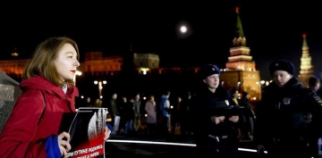 Moskvada prezidentlik müddətinin ləğv edilmsəi qanuna qarşı mitinq keçirilib 