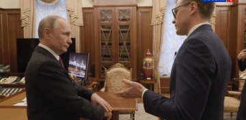 Putin ilk dəfə məxfi kabinetini jurnalistlərə göstərdi- VİDEO