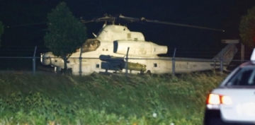 Yaponiyada ABŞ silahlı qüvvələrinə məxsus helikopter qəza enişi edib